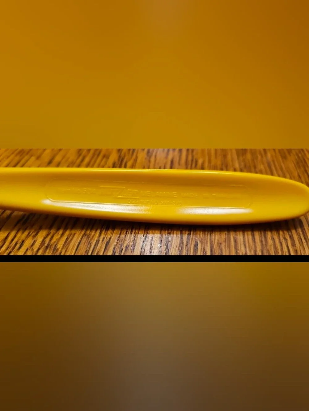 HUTZLER YELLOW MELAMINE #534 PASTA SPAGHETTI STRAINING, COOKING, SPOON, FORK